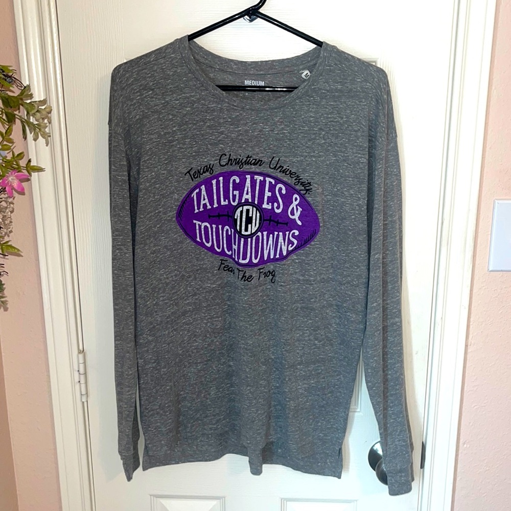 TCU 💜 Horned frogs football long sleeve